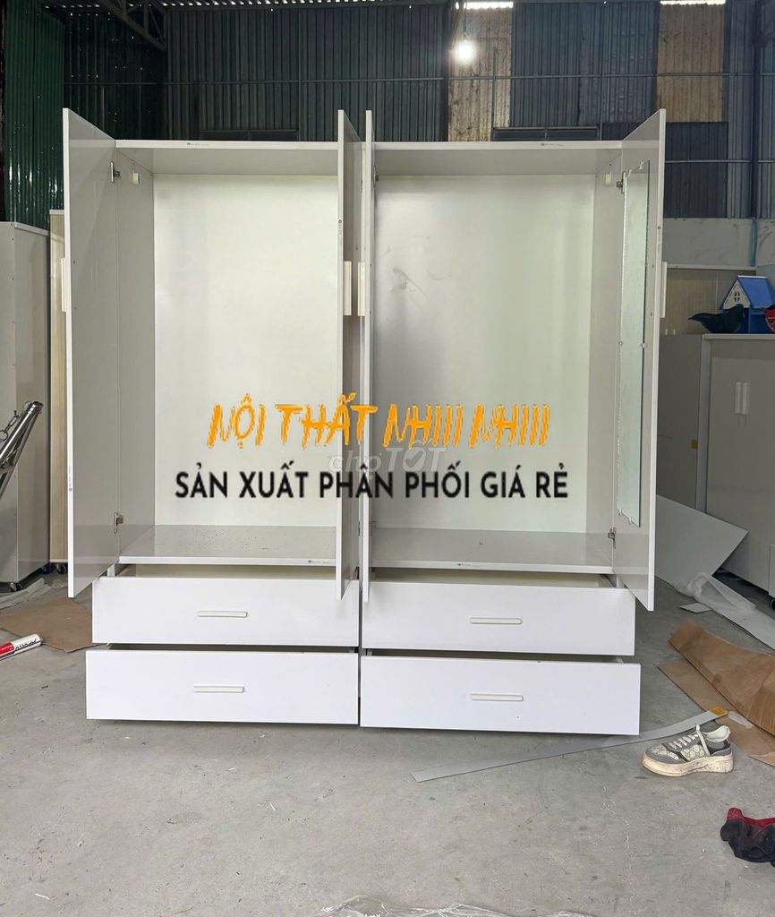 Tủ quần áo nhựa trắng 1m8x1m45. Mua bán Tủ, kệ gia đình tại Quận Phú Nhuận Tp Hồ Chí Minh được đăng bởi Ngọc NTTL hình 1