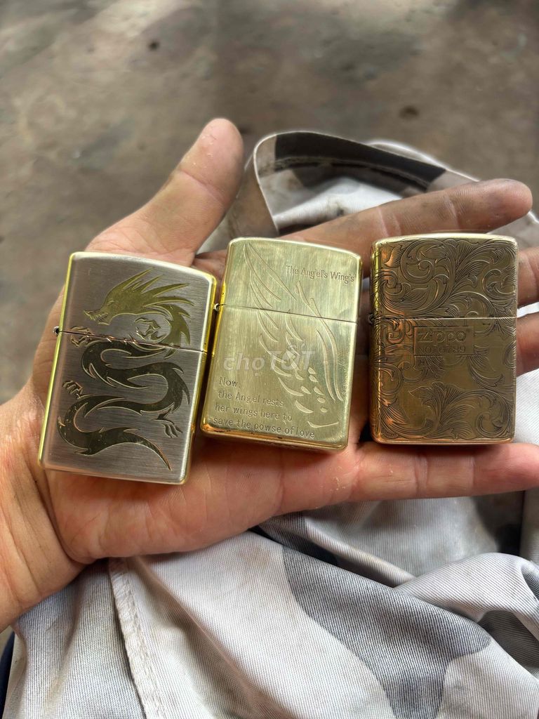 Bật lửa Zippo Đồng Vàng đồng. Mua bán Đồ sưu tầm, đồ cổ tại Thành phố Bến Tre Bến Tre được đăng bởi Cám Chim Huy Bảo hình 1