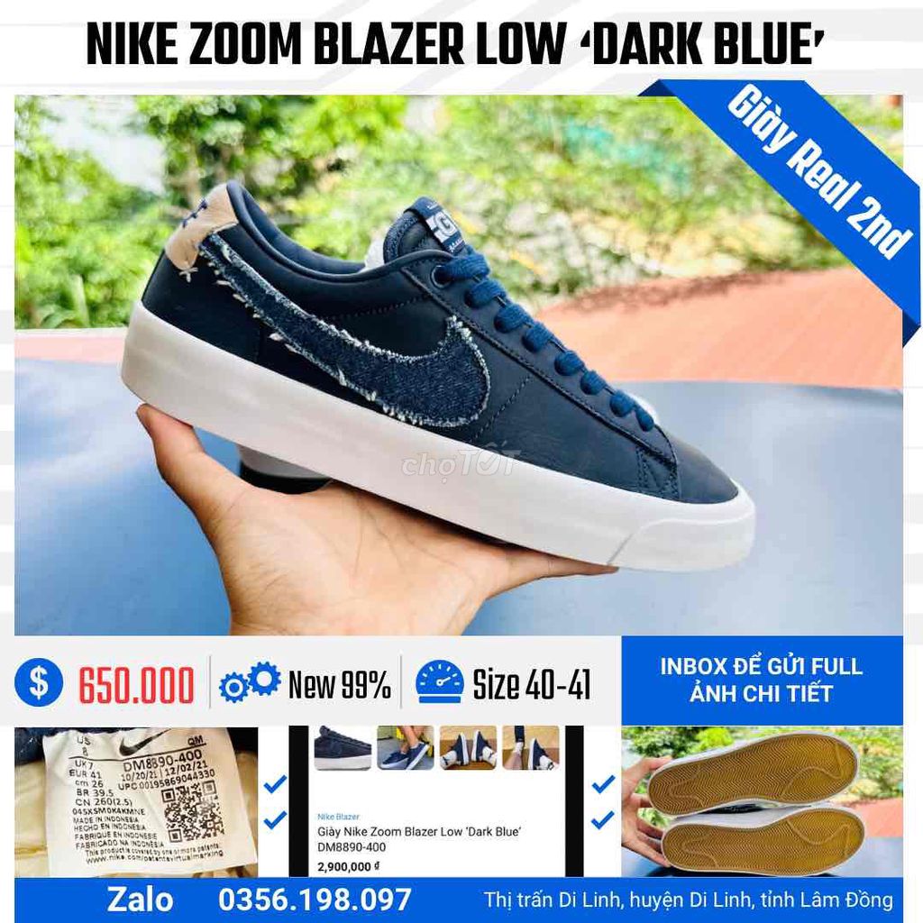 [CHÍNH HÃNG][Mới 99%] Nike Blazer Low đặc biệt