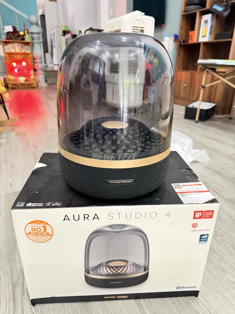 Loa Harman Kardon Aura Studio 4 Gold. Mua bán Tivi, Âm thanh tại Quận Thanh Khê Đà Nẵng được đăng bởi Tuấn Lĩnh hình 1