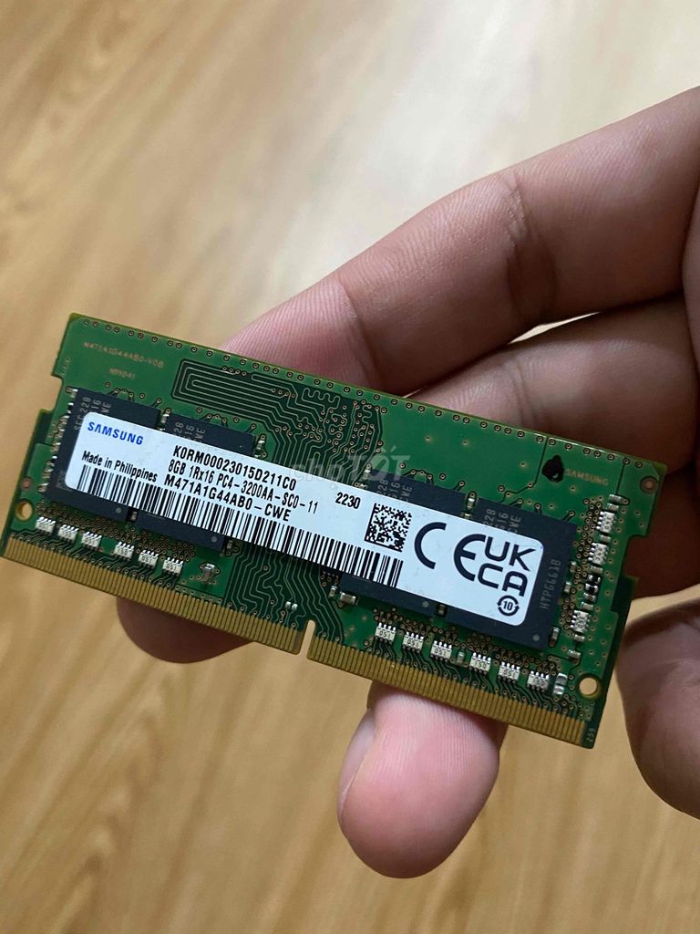 Ram Laptop hiệu Samsung 8G ddr4 Bus 3200mhz zin us