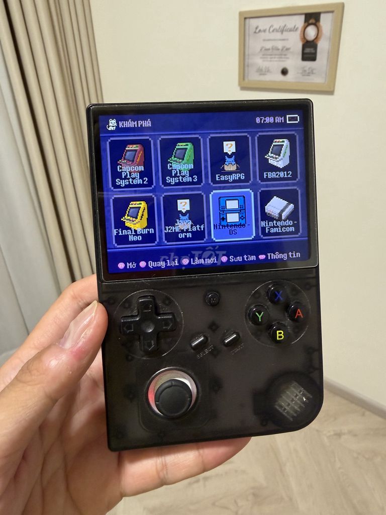 Máy chơi game Anbernic RG40XX V Đen 64GB Fullbox. Mua bán Thiết bị chơi game tại Thành phố Thủ Đức Tp Hồ Chí Minh được đăng bởi Đinh Tiến Đạt hình 1