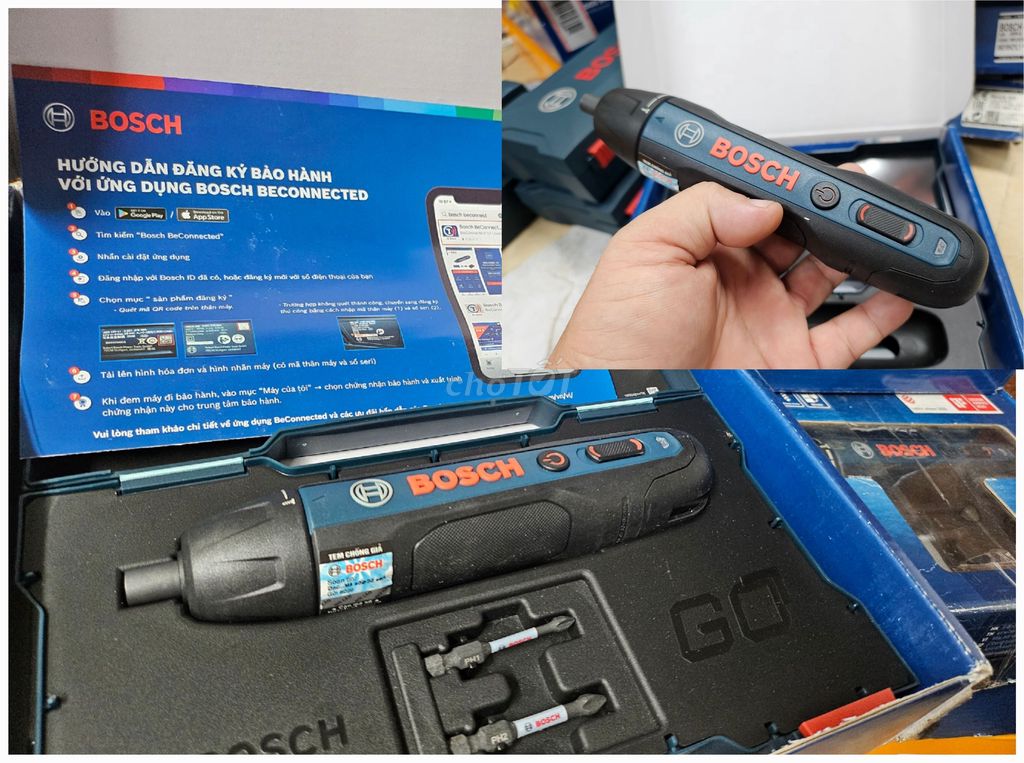 Xiết vặn vít dùng pin BOSCH GO GEN2 MỚI NGUYÊN HỘP