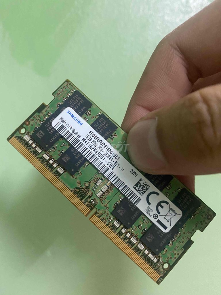 Ram Samsung zin 16G ddr4 Bus 3200mhz zin chuẩn