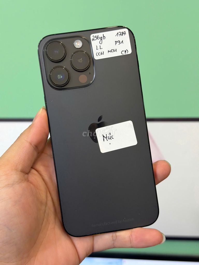 💦 14 pro max quốc tế 256gb zin nguyên màn mực nhỏ. Mua bán Điện thoại tại Quận Thanh Xuân Hà Nội được đăng bởi Thành Vũ Mobile hình 1