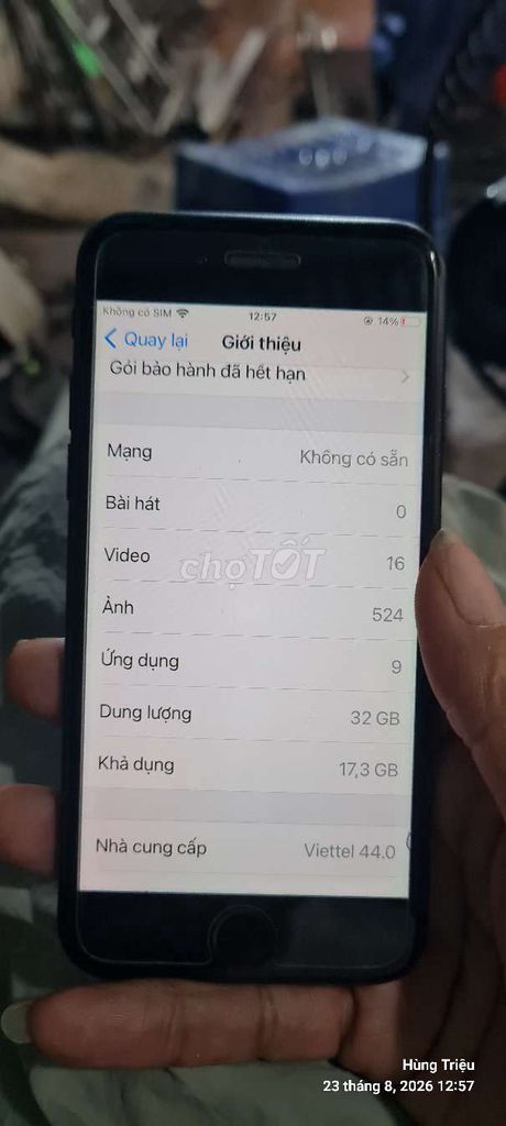 Apple iPhone 7 32GB Nguyên zin Vân tay đầy đủ. Mua bán Điện thoại tại Quận Hoàng Mai Hà Nội được đăng bởi Triệu Hùng 66 hình 1