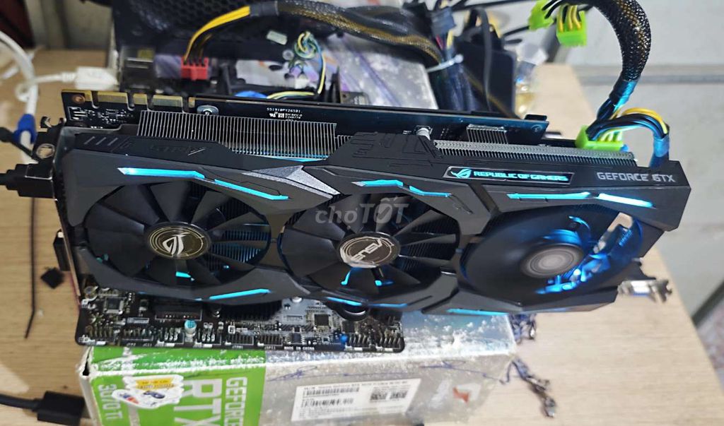 Card đồ họa Asus ROG Strix 1070Ti . Mua bán Linh kiện (RAM, Card...) tại Quận Hà Đông Hà Nội được đăng bởi MHV hình 1
