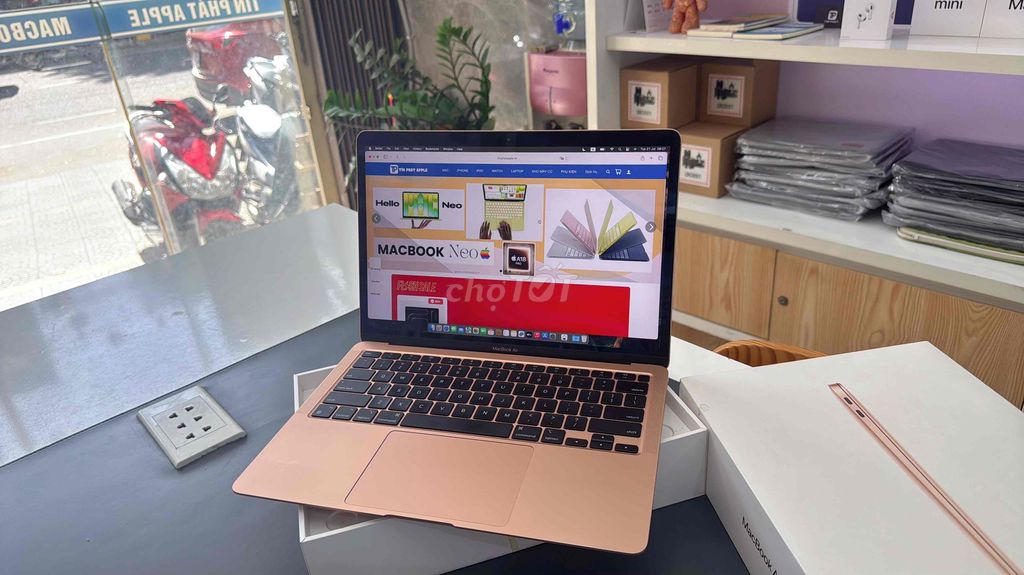 Apple MacBook Air M1 16GB/256GB Rose Gold Like New. Mua bán Laptop tại Quận Thanh Khê Đà Nẵng được đăng bởi Tín Phát Apple hình 1
