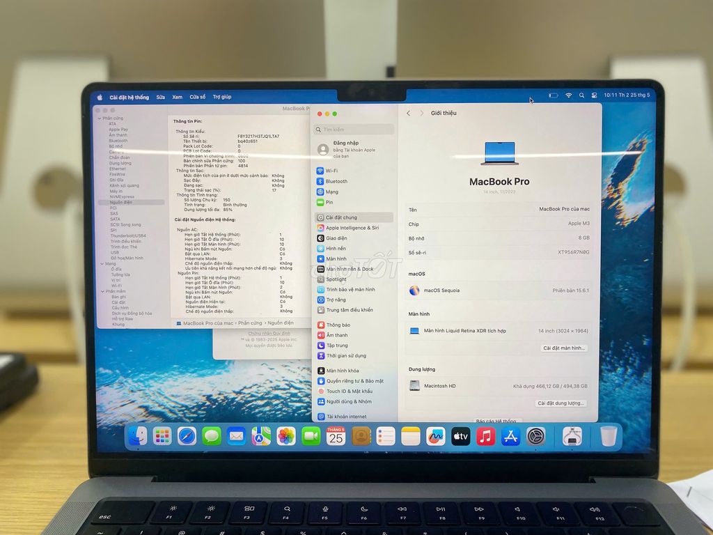 Macbook Pro 14inch 2023 M3 Ram 8Gb SSD 512Gb. Mua bán Laptop tại Quận 10 Tp Hồ Chí Minh được đăng bởi Lapvn hình 1