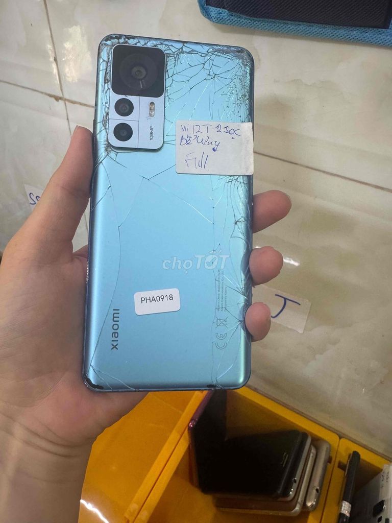 Xiaomi 12T 128GB Xanh  sọc màn lưng xấu. Mua bán Điện thoại tại Quận 4 Tp Hồ Chí Minh được đăng bởi Phan Pha hình 1