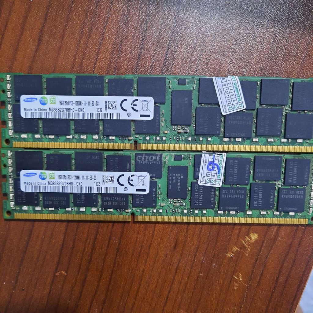 RAM Samsung 16GB DDR3 PC3-12800R. Mua bán Linh kiện (RAM, Card...) tại Huyện Tân Phú Đồng Nai được đăng bởi Trân Nguyễn Ngọc Bảo hình 1
