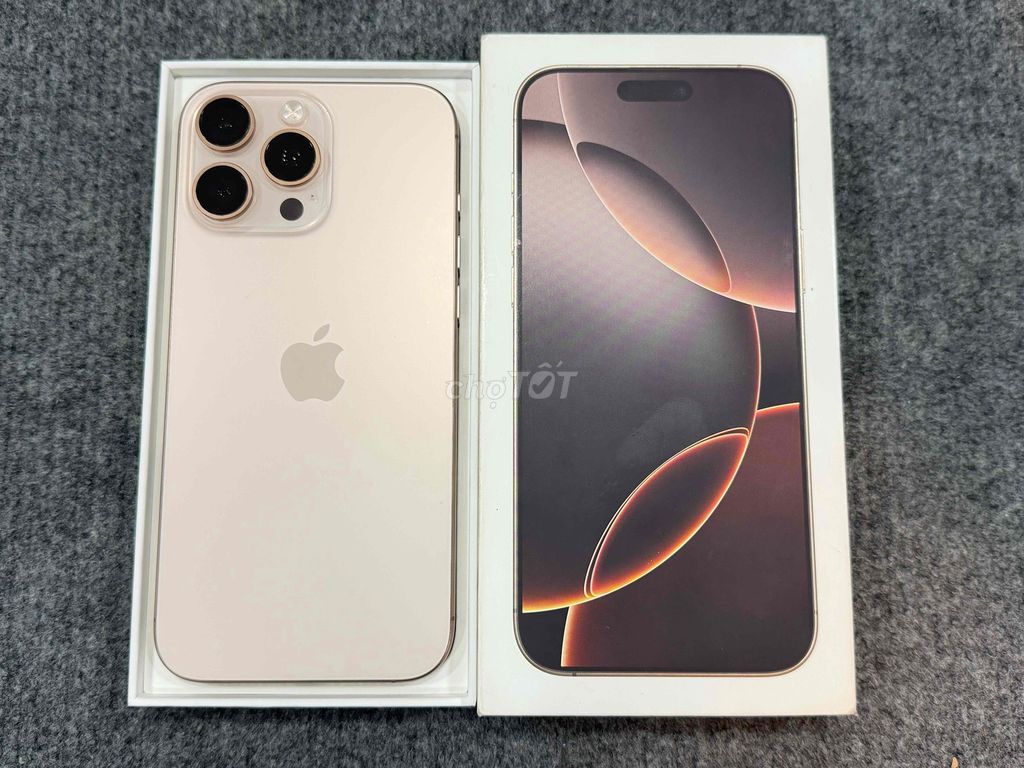 Apple iPhone 16 Pro Max 256GB Vàng 99% mới. Mua bán Điện thoại tại Quận 10 Tp Hồ Chí Minh được đăng bởi RiOshop hình 1