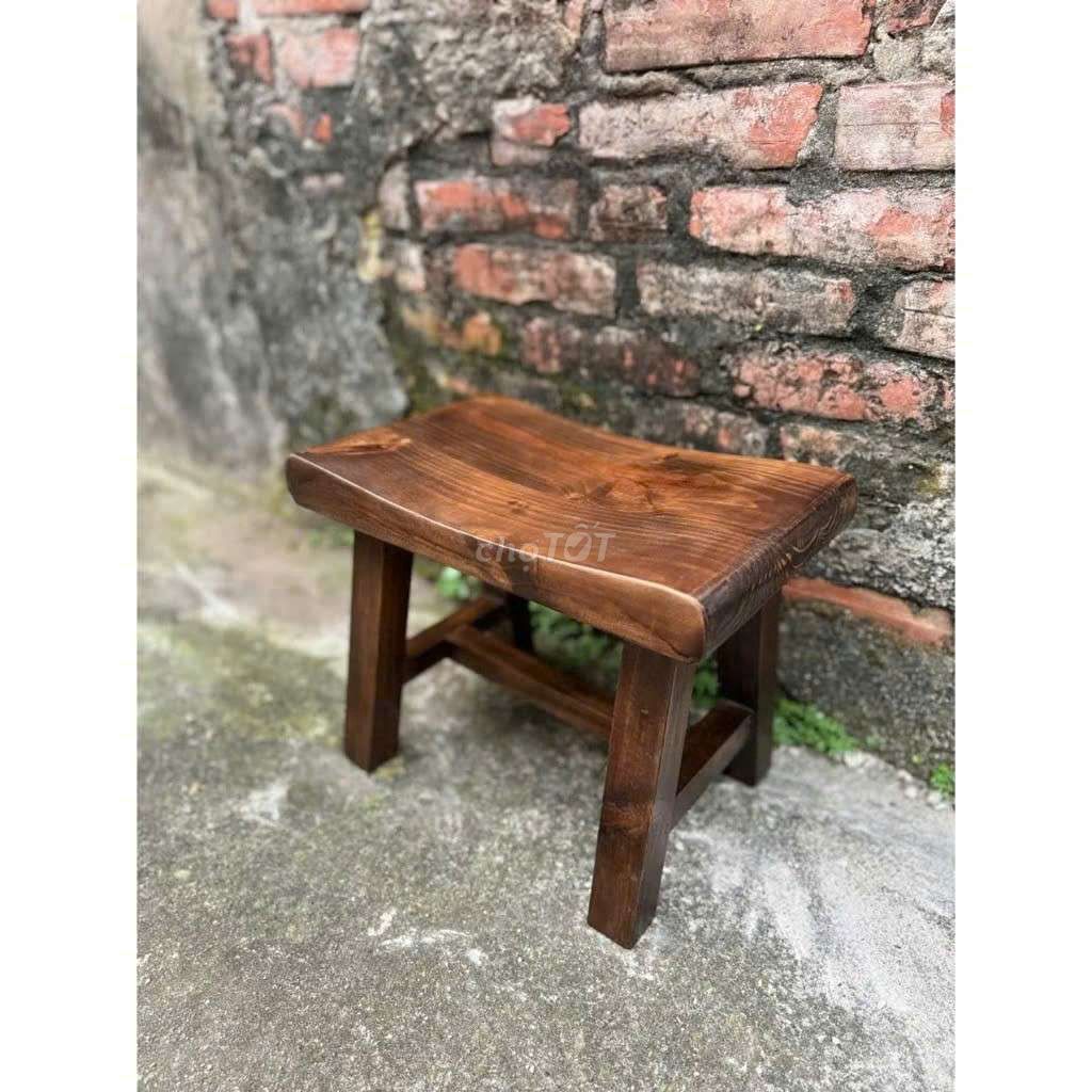Ghế đôn gỗ phong cách vintage. Mua bán Bàn ghế tại Quận Tân Phú Tp Hồ Chí Minh được đăng bởi Duy Thuy hình 1