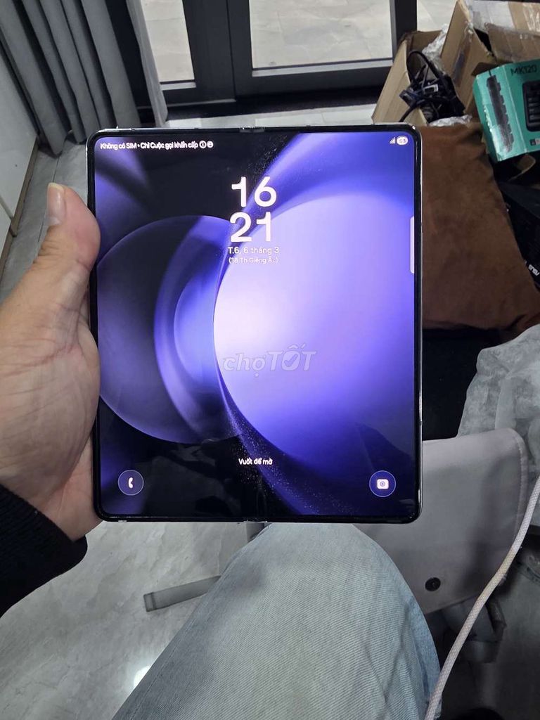 Samsung Fold 5 256GB Xanh tím. Mua bán Điện thoại tại Huyện Bình Chánh Tp Hồ Chí Minh được đăng bởi Nguyễn Ngọc Nhật hình 1