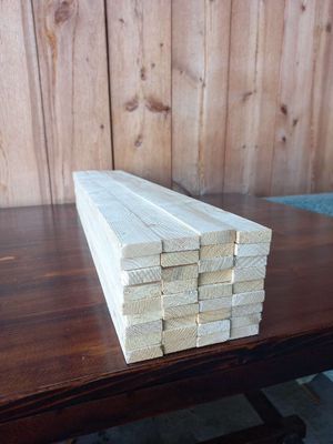 Thanh gỗ thông dày 1x rộng 3x dài 70(10k 3 thanh)