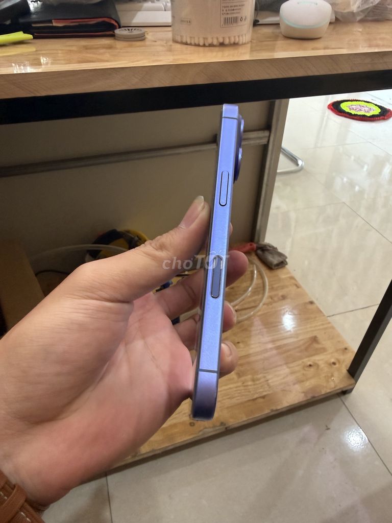 Apple iPhone 16 Tím Nguyên zin, cấn nhẹ. Mua bán Điện thoại tại Huyện Nghĩa Hành Quảng Ngãi được đăng bởi Tên chưa cung cấp hình 1