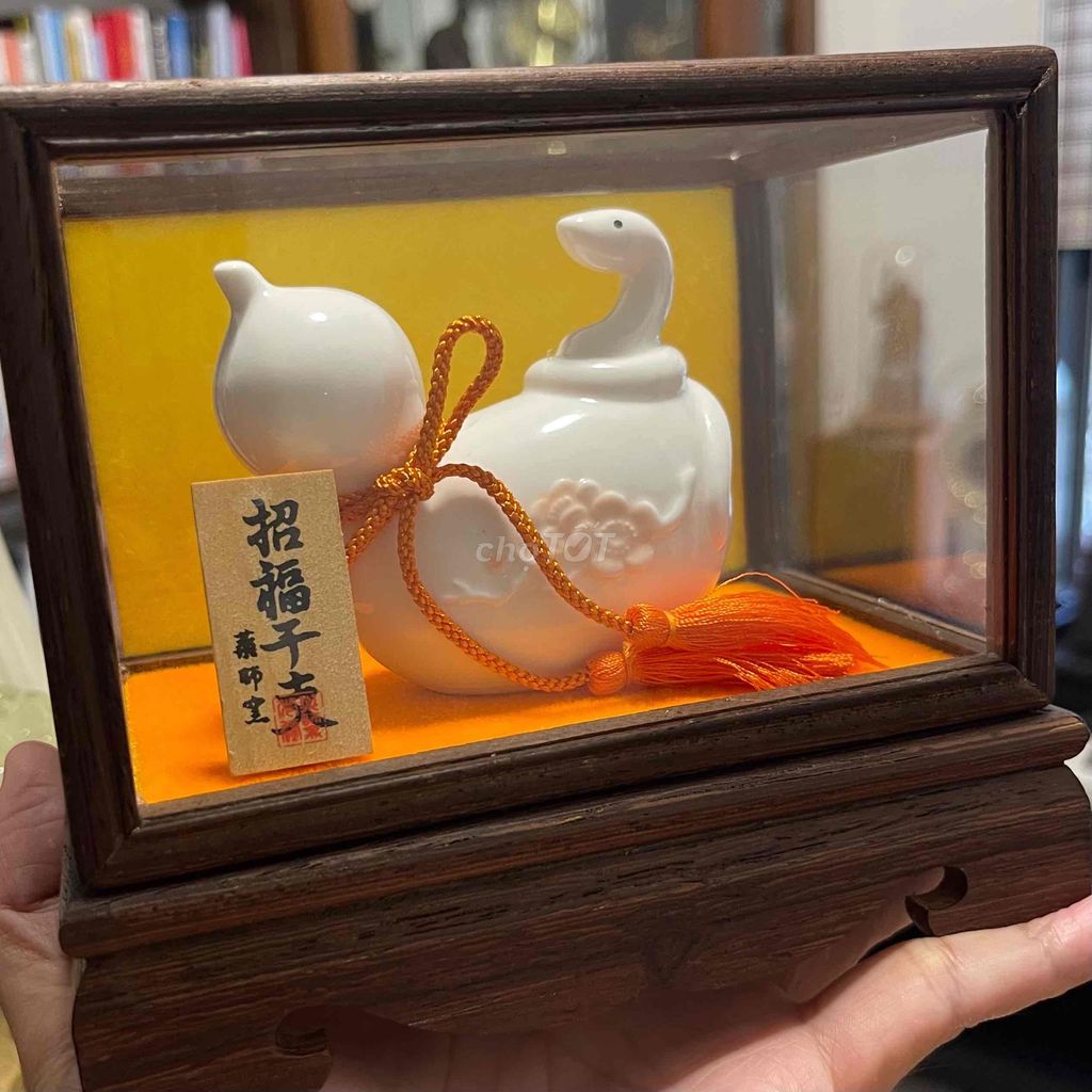 Tượng Rắn Gốm sứ Nhật màu trắng kèm hộp đựng. Mua bán Đồ sưu tầm, đồ cổ tại Thành phố Thủ Đức Tp Hồ Chí Minh được đăng bởi Phan Thanh Bình hình 1