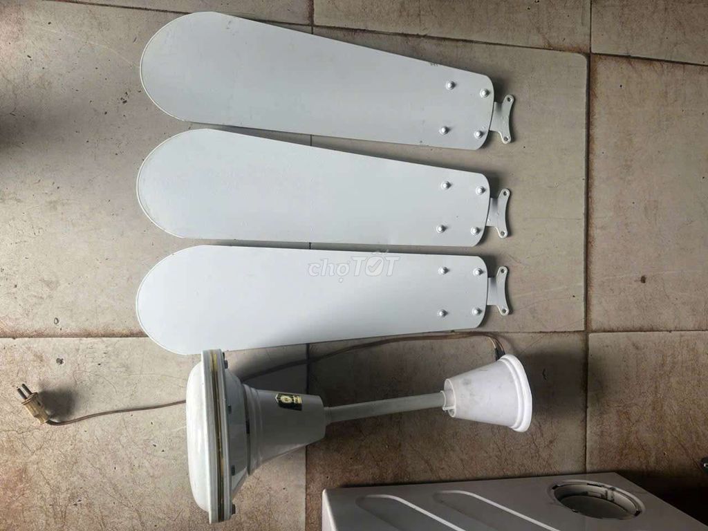 Quạt trần Mỹ màu Trắng đã sử dụng. Mua bán Quạt tại Quận Tân Phú Tp Hồ Chí Minh được đăng bởi bi  hình 1