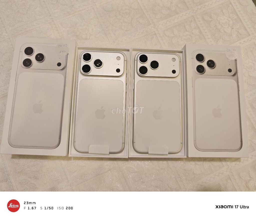 Apple iPhone 17 Pro Max 256GB Bạc Mới. Mua bán Điện thoại tại Quận Bình Thạnh Tp Hồ Chí Minh được đăng bởi Lộc hình 1