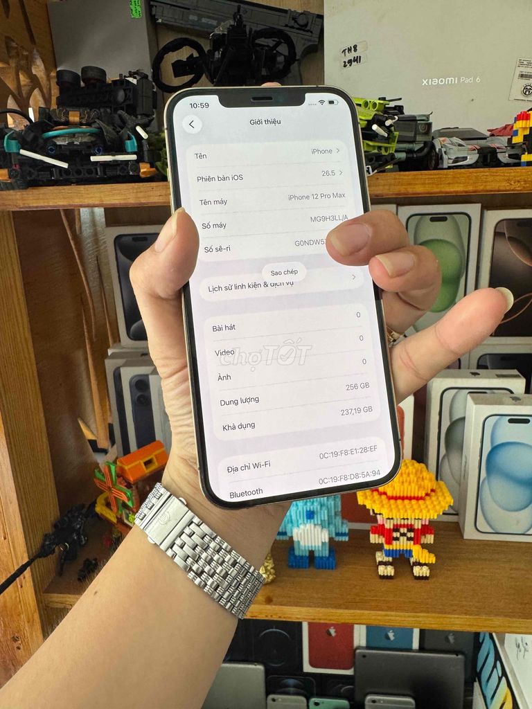 Apple iPhone 12 Pro Max 256GB Vàng cũ. Mua bán Điện thoại tại Thành phố Vũng Tàu Bà Rịa - Vũng Tàu được đăng bởi BINHHYK  hình 1