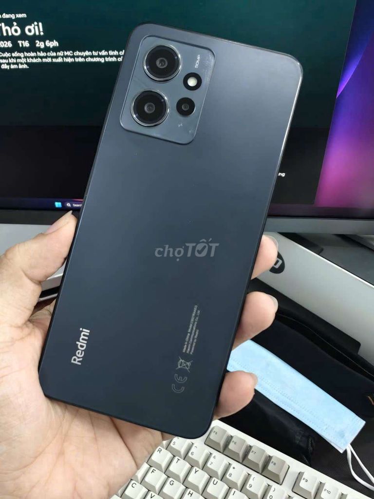 Xiaomi Redmi Note 12 Đen 128GB. Mua bán Điện thoại tại Quận Ninh Kiều Cần Thơ được đăng bởi Lê Khang hình 1