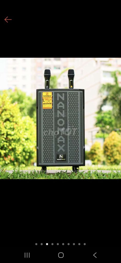 Loa kéo Nanomax NK-1 Xám. Mua bán Tivi, Âm thanh tại Quận Bình Tân Tp Hồ Chí Minh được đăng bởi Thanh An hình 1