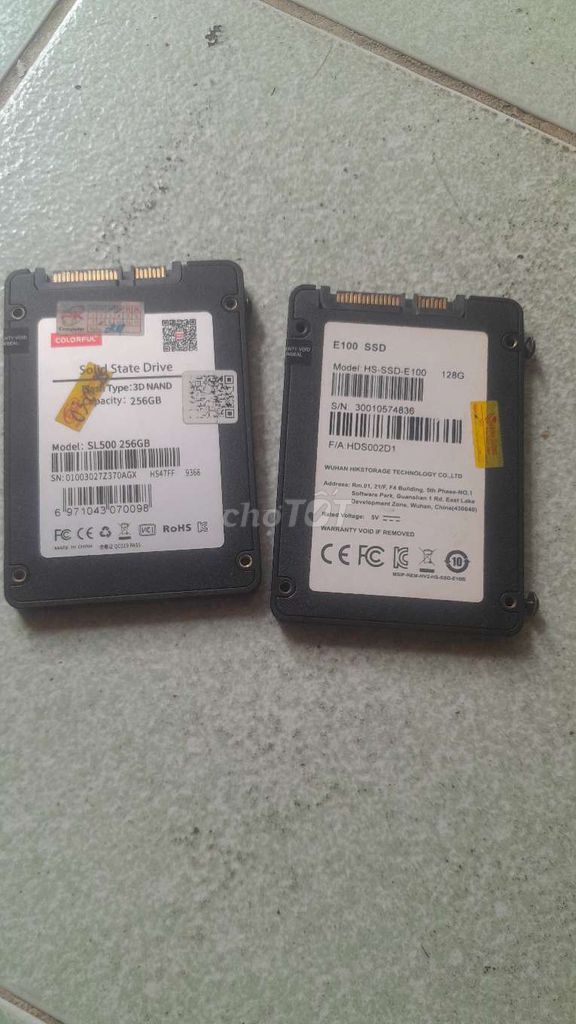 Ổ cứng SSD Colorful SL500 256GB + 128 GB. Mua bán Linh kiện (RAM, Card...) tại Thành phố Thuận An Bình Dương được đăng bởi Lương Văn Tùng hình 1