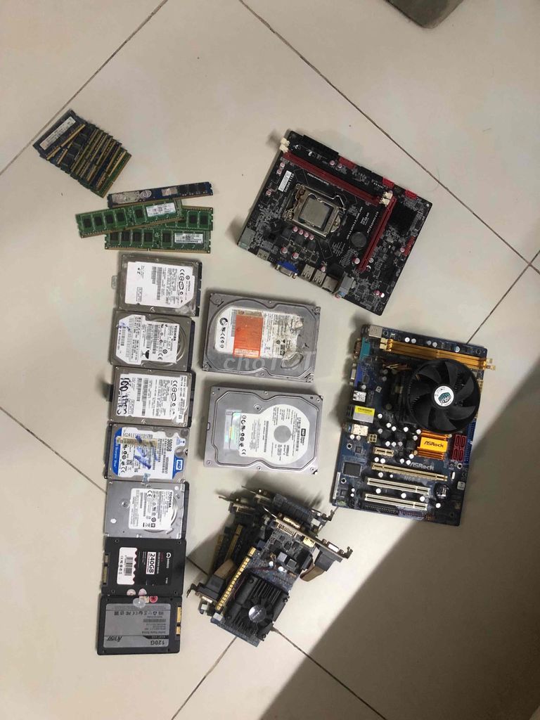 xác linh kiện laptop và pc. Mua bán Linh kiện (RAM, Card...) tại Thành phố Thủ Dầu Một Bình Dương được đăng bởi Tình hình 1