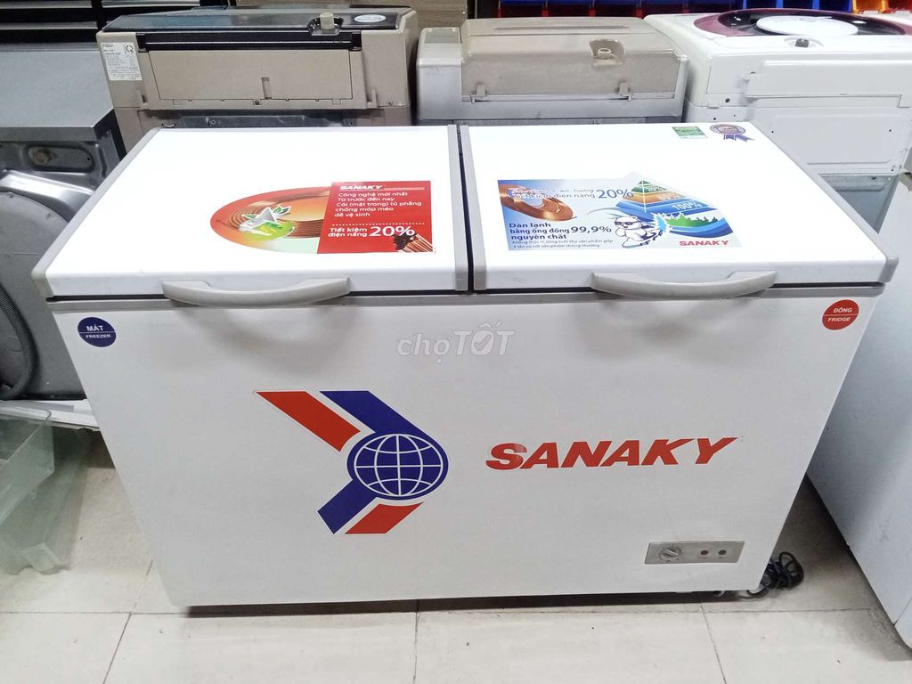Tủ đông Sanaky VH-365w2 260 lít. Mua bán Tủ lạnh tại Huyện Long Thành Đồng Nai được đăng bởi Điện Máy Thanh Lý hình 1