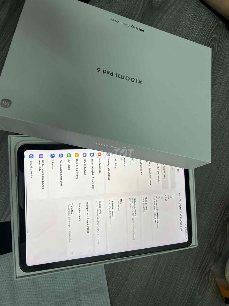 Xiaomi Mipad 6 8GB/128GB kèm Bút Xiaomi Pencil. Mua bán Máy tính bảng tại Quận Cầu Giấy Hà Nội được đăng bởi Quốc Huy hình 1