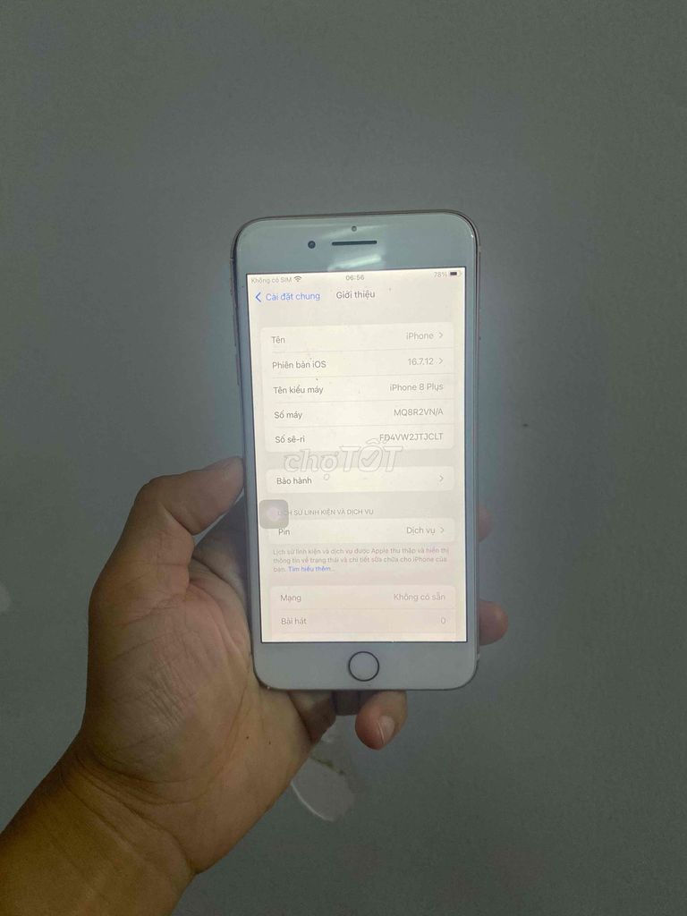 Apple iPhone 8 Plus 256GB Vàng hồng. Mua bán Điện thoại tại Quận Gò Vấp Tp Hồ Chí Minh được đăng bởi HQ1986 Thanh Lý Cầm Đồ hình 1