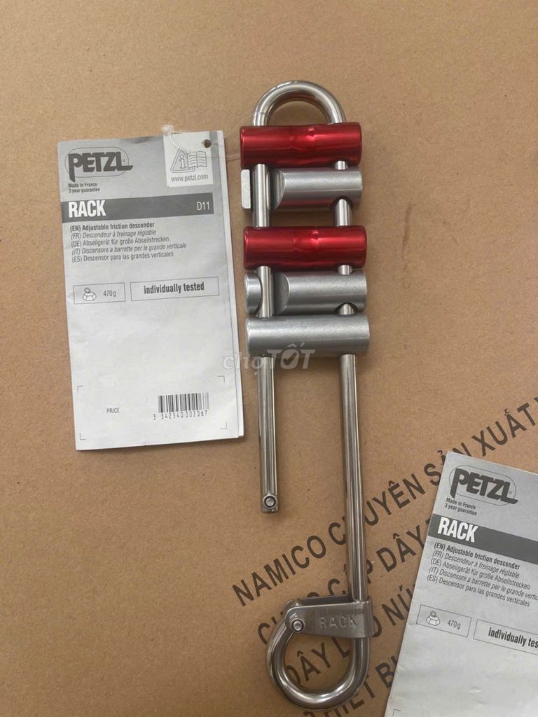 Bộ tuột dây Petzl RACK D11 Kim loại. Mua bán Đồ thể thao, Dã ngoại tại Thành phố Dĩ An Bình Dương được đăng bởi VP Namico hình 1