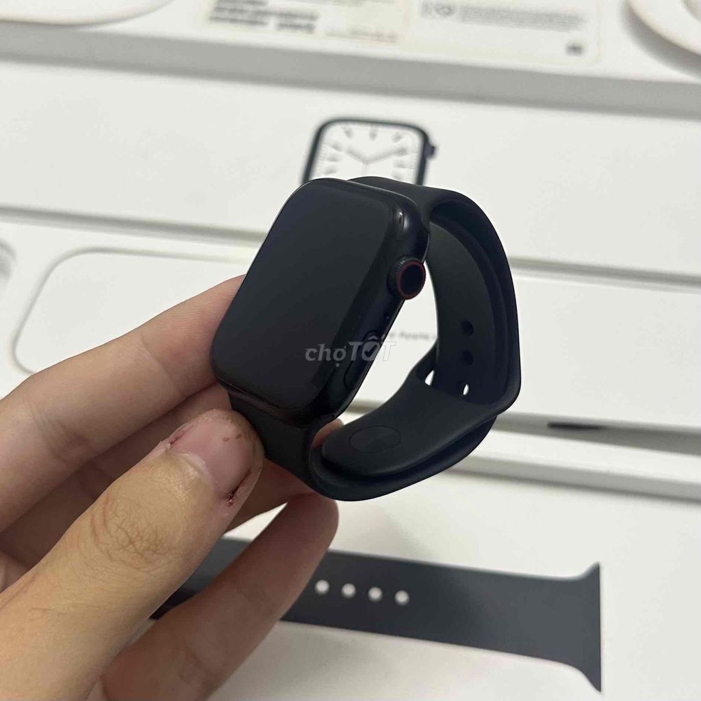 Apple Watch Series 7 45mm Esim Midnight 98-99%. Mua bán Thiết bị đeo thông minh tại Huyện Nhà Bè Tp Hồ Chí Minh được đăng bởi Nguyễn Hữu Thắng hình 1
