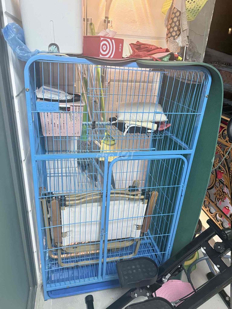 Lồng thú cưng Xanh Chưa sử dụng. Mua bán Phụ kiện, Thức ăn, Dịch vụ tại Quận 1 Tp Hồ Chí Minh được đăng bởi Tùng Trần hình 1