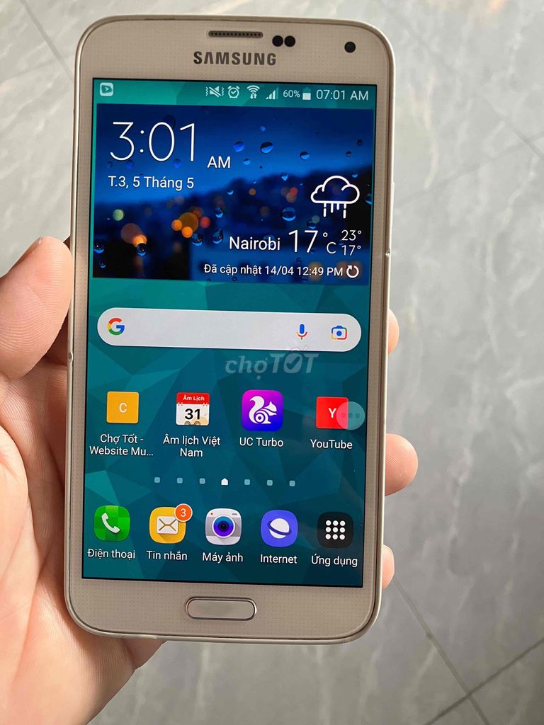 Samsung Galaxy S5  LTE Trắng 32gb Ram2gb. Mua bán Điện thoại tại Huyện Gò Dầu Tây Ninh được đăng bởi Mua Bán Âm Thanh Vs  ĐTDĐ Cổ  hình 1