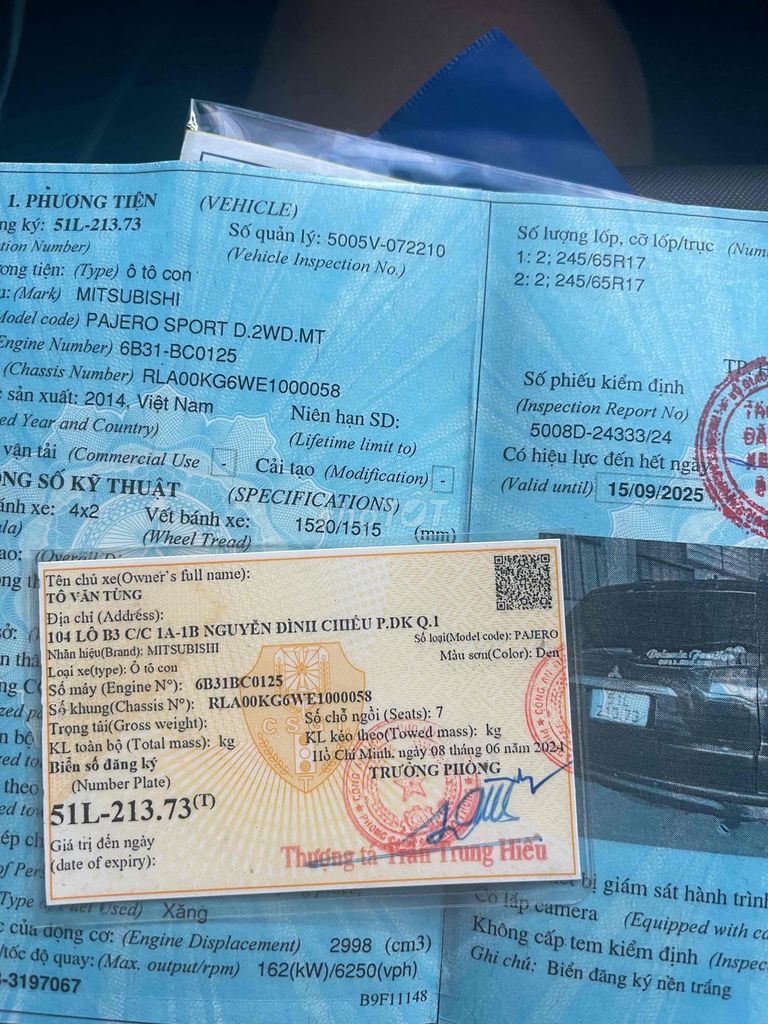 Mitsubishi Pajero Sport 2015 G 4x2 AT - 315triệu. Mua bán Ô tô tại Thành phố Thủ Đức Tp Hồ Chí Minh được đăng bởi Tô Văn Tùng  hình 3