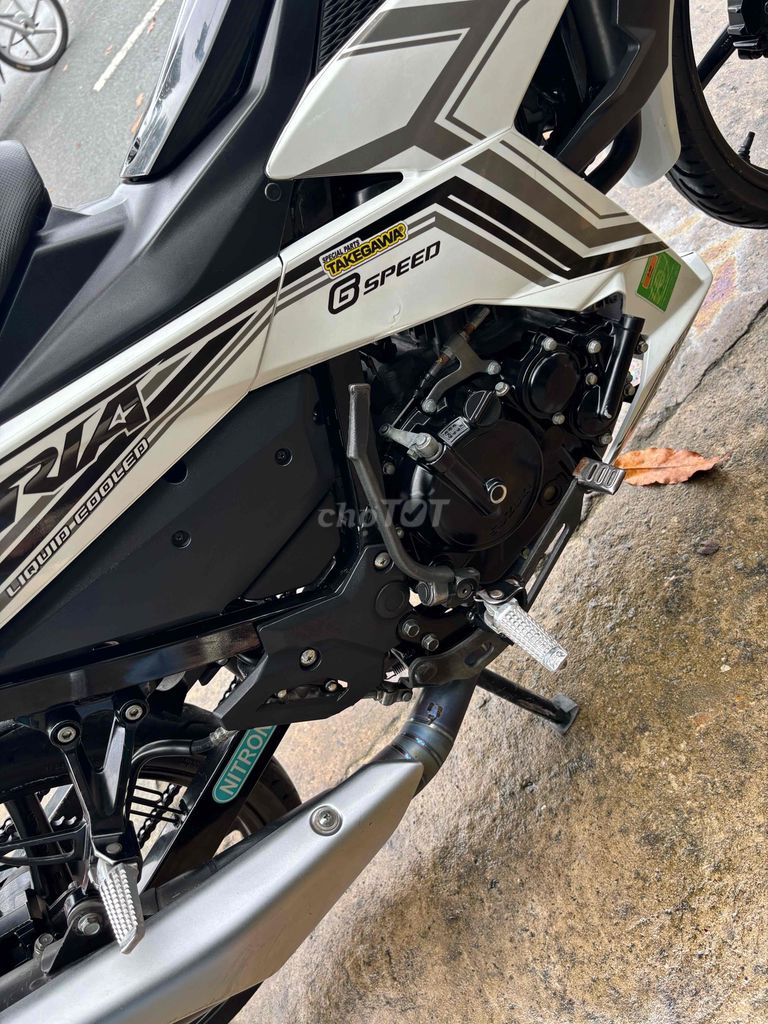 Suzuki Raider Satria Trắng Côn tay. Mua bán Xe máy tại Thị xã Bến Cát Bình Dương được đăng bởi xe máy trả góp tín nghĩa  hình 7