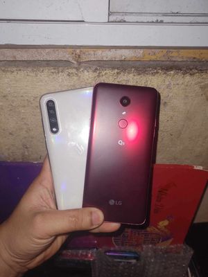 LG Q9 thinQ Đỏ Live ram 4-6/64 Oppo Ram8