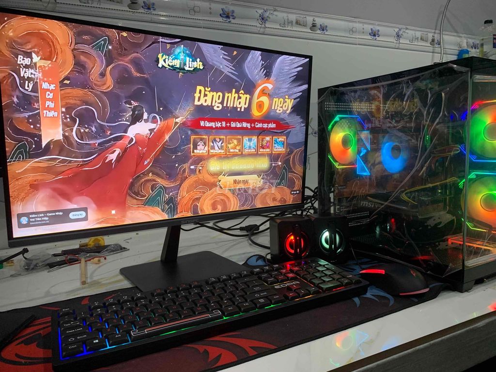 Máy tính để bàn i5 7400 16gb/240GB 24 inch. Mua bán Máy tính để bàn tại Huyện Duyên Hải Trà Vinh được đăng bởi Máy Tính Đăng Khôi  hình 1