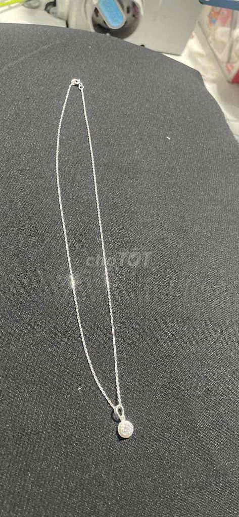Dây chuyền Nữ Bạc 925 mảnh kèm mặt. Mua bán Phụ kiện thời trang khác tại Quận Long Biên Hà Nội được đăng bởi Map hình 1