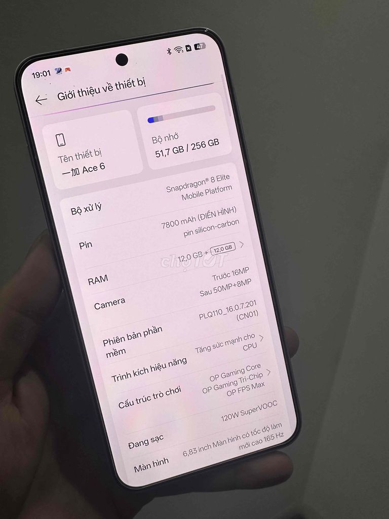 Oneplus Ace 6 Snap 8Elite zin FullBox giao lưu gl. Mua bán Điện thoại tại Quận 12 Tp Hồ Chí Minh được đăng bởi Nam hình 1