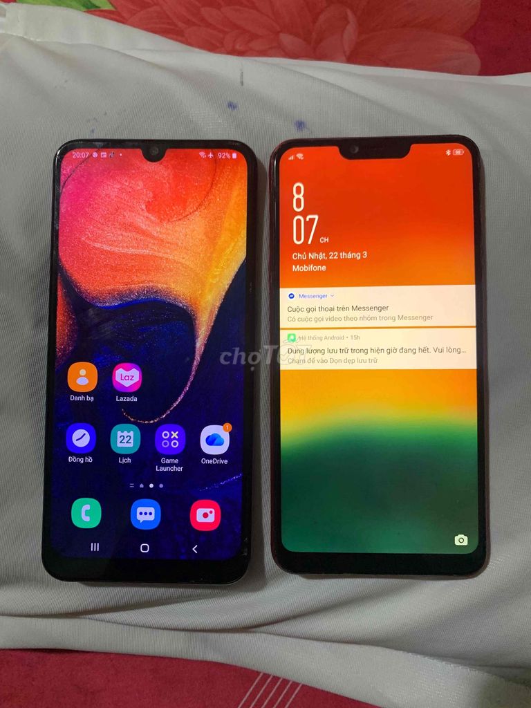 Samsung A50 , A3s ko Cod. Mua bán Điện thoại tại Thị xã Long Mỹ Hậu Giang được đăng bởi Minh Kha hình 1