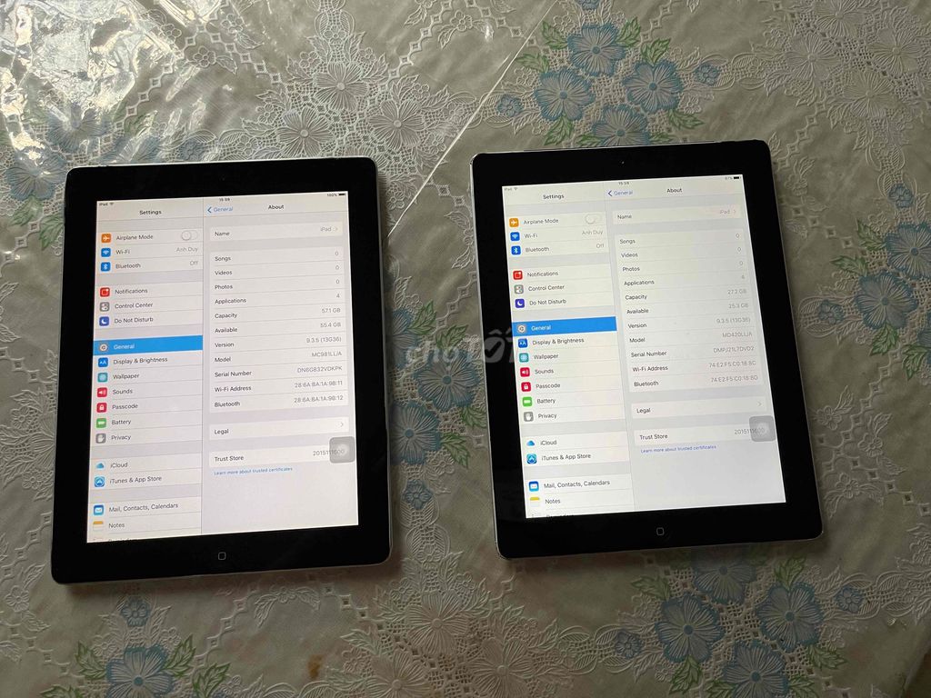 thanh lý 2 ipad. Mua bán Máy tính bảng tại Quận Gò Vấp Tp Hồ Chí Minh được đăng bởi thiện hình 2