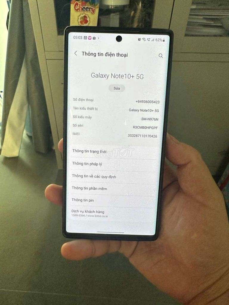 Bán đt Samsung Galaxy Note 10+ 5G 256GB Hàn Quốc. Mua bán Điện thoại tại Quận Bình Tân Tp Hồ Chí Minh được đăng bởi Tinh hình 1