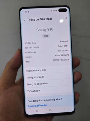 Samsung Glaxy S10+. Mua bán Điện thoại tại Huyện Bình Chánh Tp Hồ Chí Minh được đăng bởi DI ĐỘNG AP