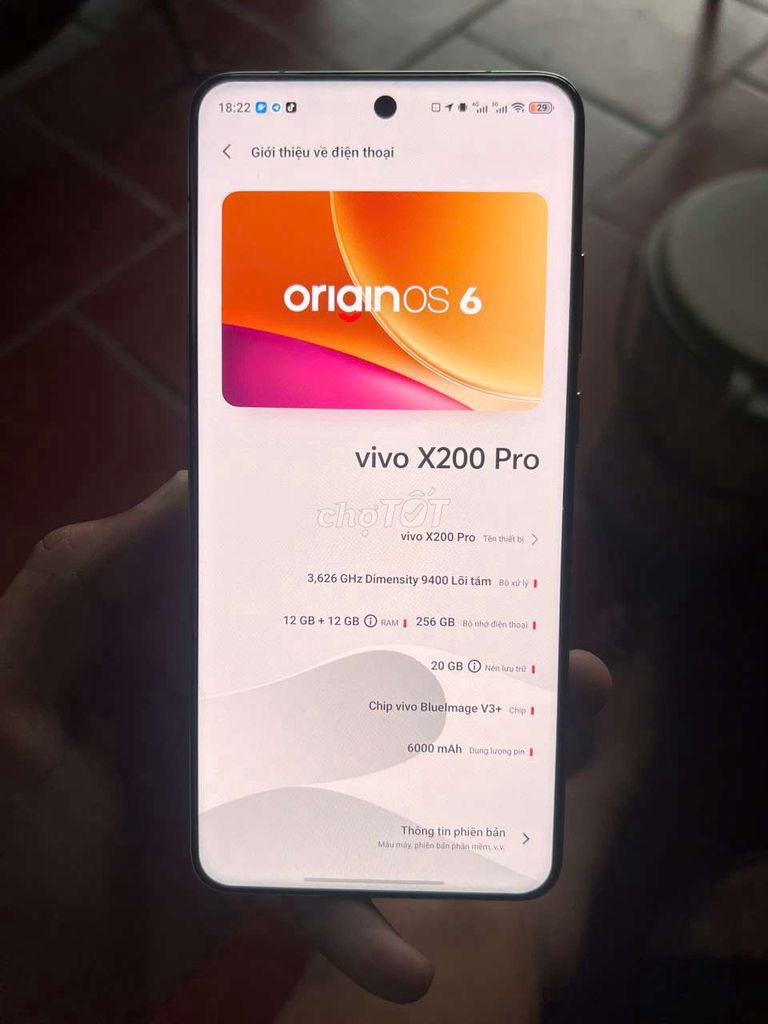 Vivo X200 Pro 12GB/256GB Sạc zin, 2 ốp. Mua bán Điện thoại tại Huyện Hoằng Hóa Thanh Hóa được đăng bởi Nguyễn N Huy hình 1