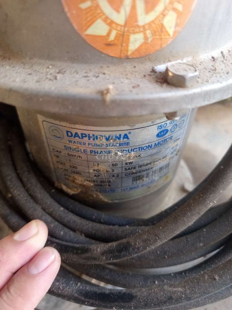 Máy bơm chìm Daphovina 1 HP. Mua bán Đồ chuyên dụng, Giống nuôi trồng tại Huyện Quảng Điền Thừa Thiên Huế được đăng bởi hàng boom lazada hình 1