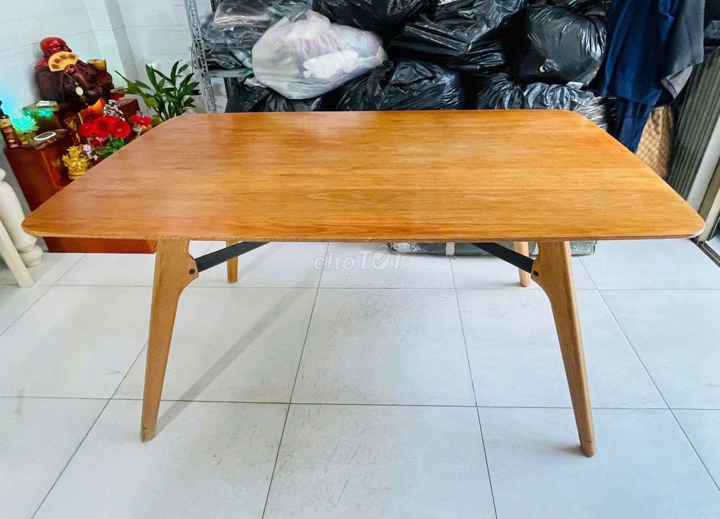 Bàn ăn Gỗ sồi Nâu gỗ 1m5 x 90cm. Mua bán Bàn ghế tại Quận 7 Tp Hồ Chí Minh được đăng bởi nguyen dinh quang hình 1