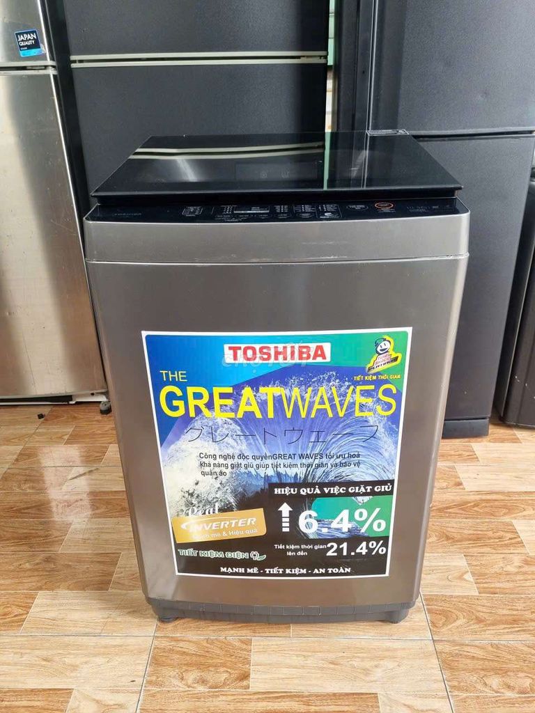 Máy giặt TOSHIBA  10. 5 kg INVERTER. Mua bán Máy giặt tại Thị xã Tân Uyên Bình Dương được đăng bởi Điện Máy Thanh Lý  hình 1