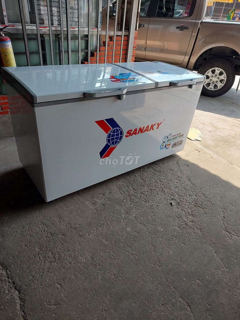 Tủ đông sanaky inverter 530l mới 95%